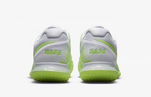 NikeCourt Zoom Vapor Cage 4 Rafa White Lime Glow DD1579-100 05