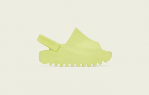 adidas Yeezy Slide Glow Green Toddler GX6140 right