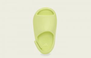 adidas Yeezy Slide Glow Green Toddler GX6140 up