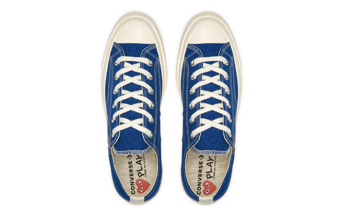 CDG Play Converse Chuck 70 Low Blue Quartz 171848C - Where To Buy - Fastsole
