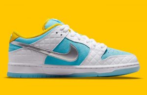 FTC Nike SB Dunk Low White Lagoon Pulse DH7687-400 right