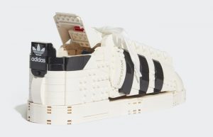 Lego adidas Superstar White Black FZ8497 back corner