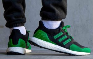Lego adidas Ultra Boost DNA Black Green H67954 onfoot 02