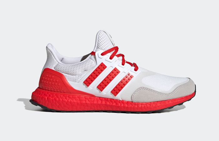 Lego adidas Ultra Boost DNA White Red H67955 right