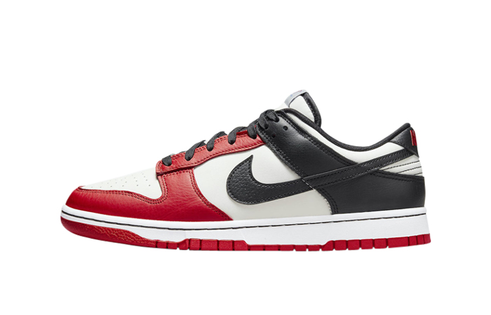 NBA Nike Dunk Low EMB Sail Red DD3363-100 featured image