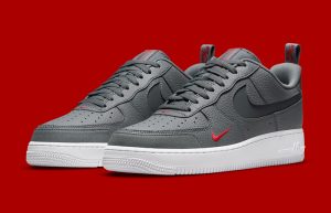 Nike Air Force 1 Grey White DN4433-001 front corner