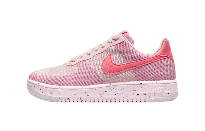Nike Air Force 1 Low Crater Flyknit Pink Womens DC7273-600 Featured Image