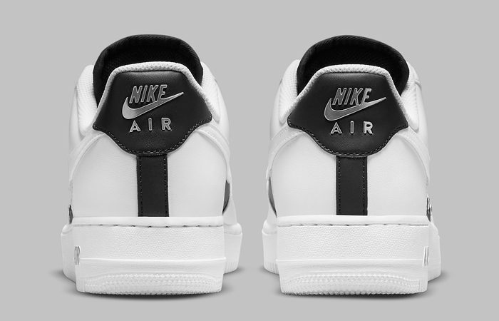 Nike Air Force 1 Low White Black Womens DA8571-100 back