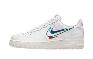 Nike Air Force 1 Multi Swoosh White DM9096-101 featured image