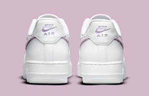 Nike Air Force 1 White Purple Womens DN5056-100 back