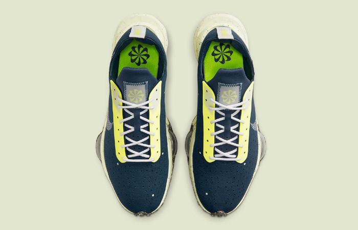 Nike Air Zoom Type Crater Navy Yellow DH9628-400 up