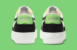 Nike Blazer Low Black Silver Womens DN8010-001 back