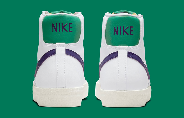 Nike Blazer Mid 77 White Green Purple DO1157-100 back