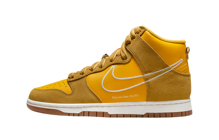 Nike Dunk High First Use University Gold DH6758-700 featured image