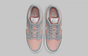 Nike Dunk Low Grey Pink Womens DM8329-600 up