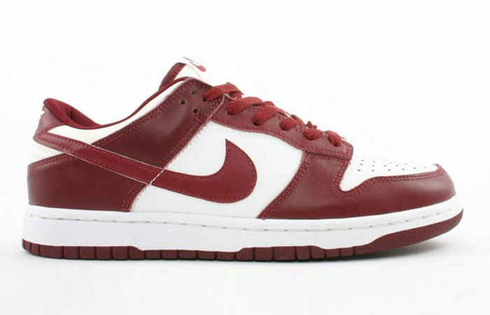Nike Dunk Low Team Red right
