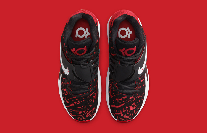 Nike KD 14 Bred Black Red CW3935-006 up