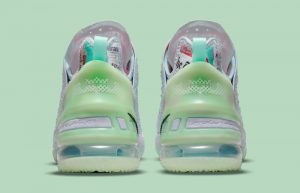 Nike LeBron 18 GOAT White Neon Green CQ9283-401 back