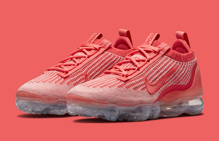 Nike Vapormax Flyknit 2021 Team Red DC4112-800 front corner