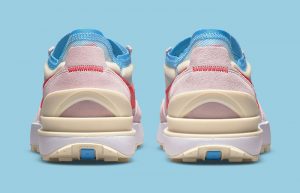 Nike Waffle One Pink Red Blue Womens DN5057-600 back