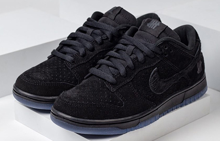 Undefeated Nike Dunk Low Black DO9329-001 front corner