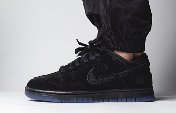 Undefeated Nike Dunk Low Black DO9329-001 onfoot 01