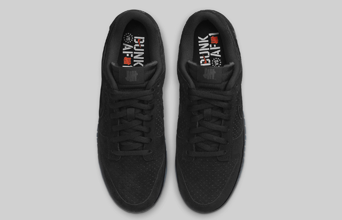 Undefeated Nike Dunk Low Black DO9329-001 up