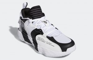 adidas Dame 7 Damenosis White Black GW2804 front corner