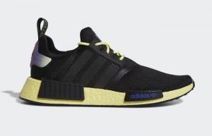 adidas NMD R1 Core Black Pulse Yellow GY8281 right