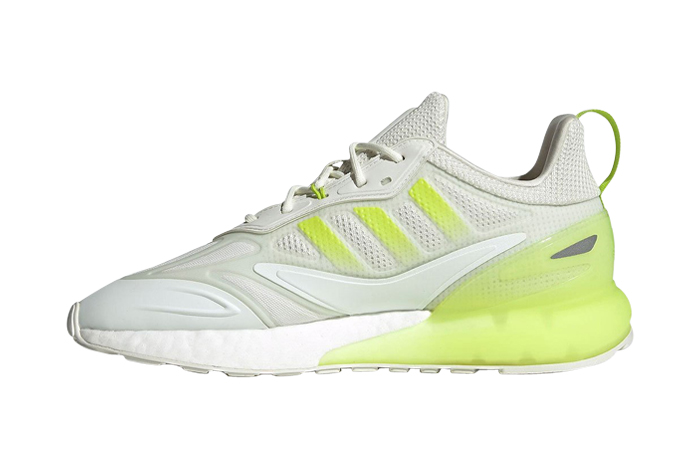 adidas ZX 2K Boost 2.0 White Semi Solar Slime GZ7734 featured image