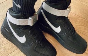 1017 Alyx 9SM Nike Air Force 1 High CQ4018-003 on foot 01