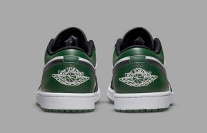 Air Jordan 1 Low Green Toe Black 553558-371 back