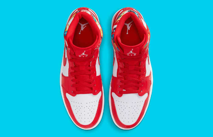 Air Jordan 1 Mid Chicago Red DC7294-600 up