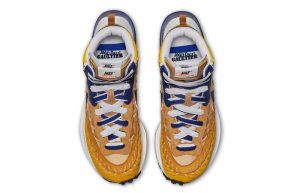 Jean Paul Gaultier sacai Nike VaporWaffle Yellow DH9186-200 up