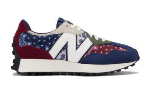 New Balance 327 Paisley Pack Red Blue MS327DWU right