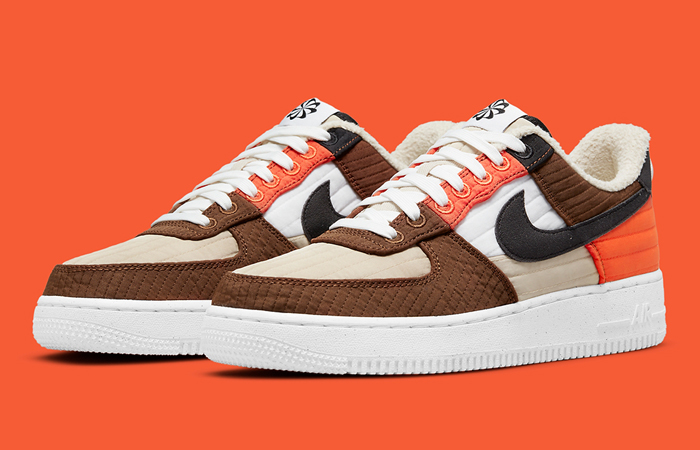 Nike Air Force 1 07 LXX Toasty Tan Brown DH0775-200 front corner