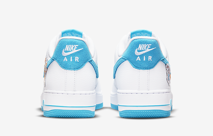 Nike Air Force 1 07 Space Jam White Light Blue back