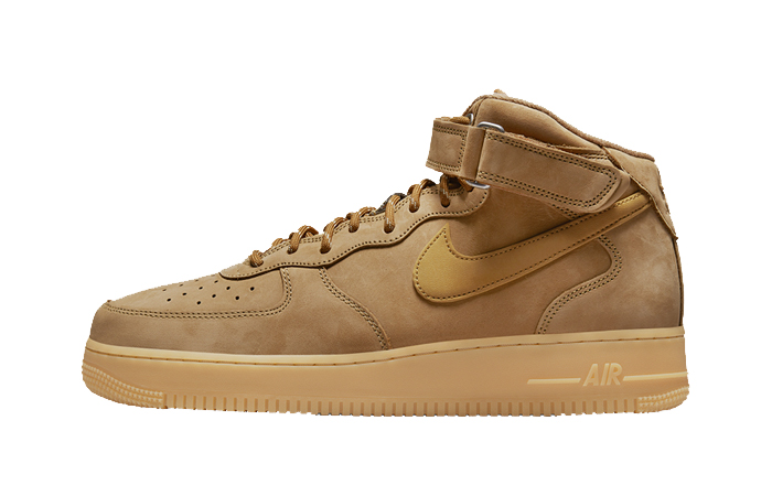 Nike Air Force 1 Mid Light Brown Flax DJ9158-200 featured image