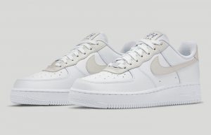 Nike Air Force 1 Summit White Womens 315115-168 front corner