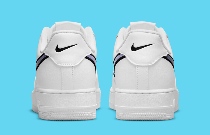 Nike Air Force 1 White Blue Iridescent DN4925-100 back