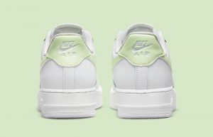 Nike Air Force 1 White Green Womens 315115-166 back