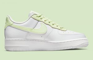 Nike Air Force 1 White Green Womens 315115-166 right