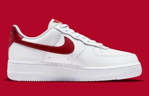 Nike Air Force 1 White Red CZ0270-104 right