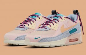 Nike Air Max 90 SE Fossil Stone Womens DM6438-292 front corner