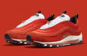 Nike Air Max 97 Blood Orange DB0246-800 front corner