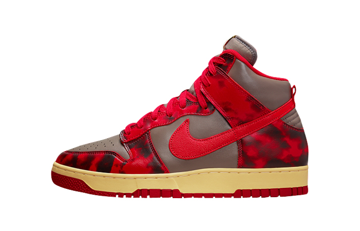 Nike Dunk High Red Acid Wash Camo DD9404-600 featured image