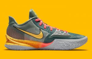 Nike Kyrie Low 4 Sunrise Green Grey CW3985-301 right