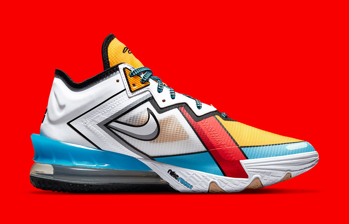 Nike LeBron 18 Low Stewie Griffin Yellow White CV7564-104 right