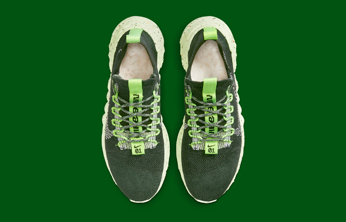 Nike Space Hippie 01 Carbon Green DJ3056-300 up