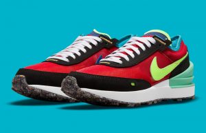 Nike Waffle One Exeter Edition Black Red DM8116-600 front corner